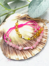 Load image into Gallery viewer, Summer Beach Gemstone Anxiety Bracelet | 10 Breaths Mindfulness Jewellery
