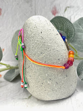 Load image into Gallery viewer, Rainbow Jade Heart 10 Breaths Bracelet, Mindfulness Jewellery
