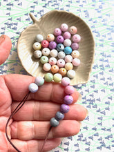Load image into Gallery viewer, Pastel Ombre Glass Bead 10 Breaths Bracelet,  Mindfulness Jewellery

