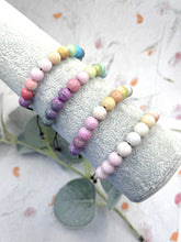Load image into Gallery viewer, Pastel Ombre Glass Bead 10 Breaths Bracelet,  Mindfulness Jewellery
