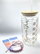 Load image into Gallery viewer, Breathe Glass Cup / Tumbler
