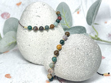 Load image into Gallery viewer, Ocean Jasper Bracelet Anxiety &amp; Stress Gift Mindfulness Breathing Bracelet Calming Crystal Jewellery 10 Breaths Bracelet

