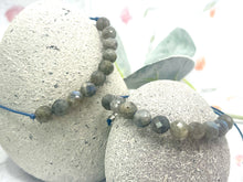Load image into Gallery viewer, Labradorite Crystal Bracelet for Stress Relief, Transformation &amp; Positive Energy
