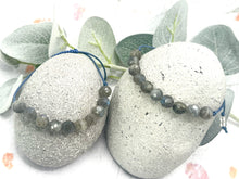 Load image into Gallery viewer, Labradorite Crystal Bracelet for Stress Relief, Transformation &amp; Positive Energy
