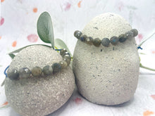 Load image into Gallery viewer, Labradorite Crystal Bracelet for Stress Relief, Transformation &amp; Positive Energy
