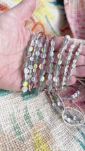 Load and play video in Gallery viewer, Anxiety Breathe Bracelet in Crystal Quartz, Unisex gift, Unique mystical Stones
