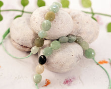 Load image into Gallery viewer, 10 Breaths Bracelet - Jade / Jadeite Tumbled Nugget Chips
