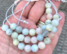 Load image into Gallery viewer, Morganite Semi Precious Stone Anxiety Calming Bracelet, Gentle, Calming, beautifull pastel colour bracelet
