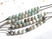 Load image into Gallery viewer, Amazonite Anxiety relieving Bracelet, Breathe Bracelet, Calming Bracelet, 10 Breaths Bracelet -
