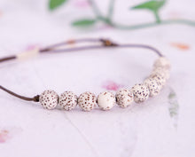 Load image into Gallery viewer, Lotus or Bodhi Bead Bracelet for mindfulness, meditation, calming and anxiety support
